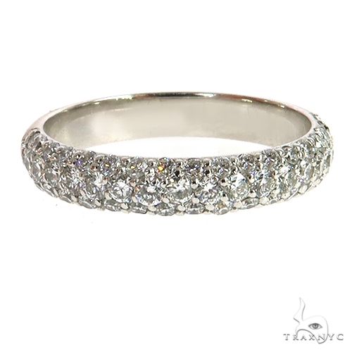 3 Row Diamond Wedding Band Lab 69159 - Image 1