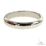 3 Row Diamond Wedding Band Lab 69159 - Image 3