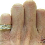 3 Row Princess Cut Diamond Ring 22583 - Image 9