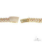 3 Row Prong Set Diamond Cuban Chain 66886 - Image 5