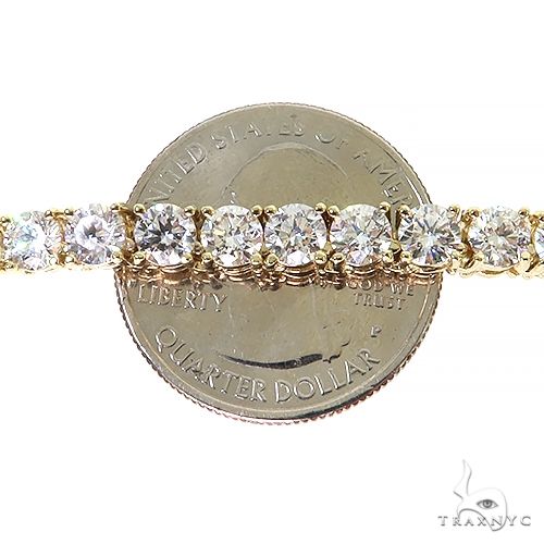 14K Gold tennis chain, 4.7 mm, photo 6 of 7