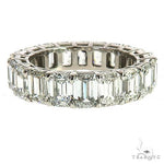 30 Pointer Emerald Diamond Eternity Ring 68016 - Image 1
