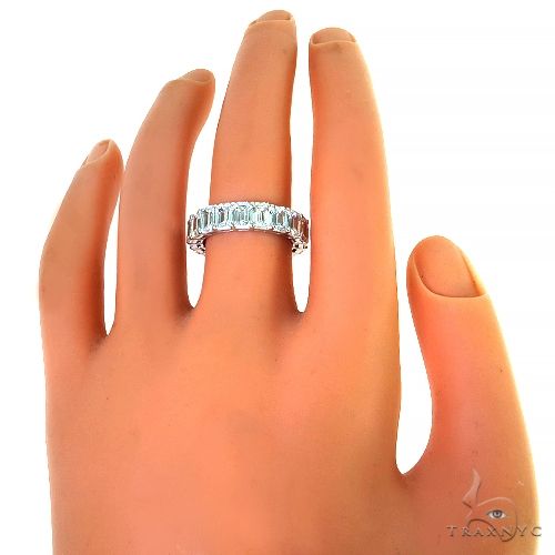 30 Pointer Emerald Diamond Eternity Ring 68016 - Image 5