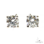 30 Pt Lab Diamond Stud Earrings 68060 - Image 1