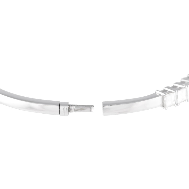 LB Exclusive 18K White Gold 4.0ct Diamond Bracelet ALB-16859