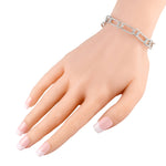 LB Exclusive 18K White Gold 4.35ct Diamond Bracelet ALB-18773