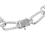 LB Exclusive 18K White Gold 4.35ct Diamond Bracelet ALB-18773