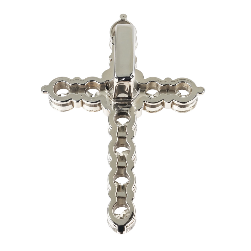 30 Pointer Diamond Cross in 14K gold, view 4