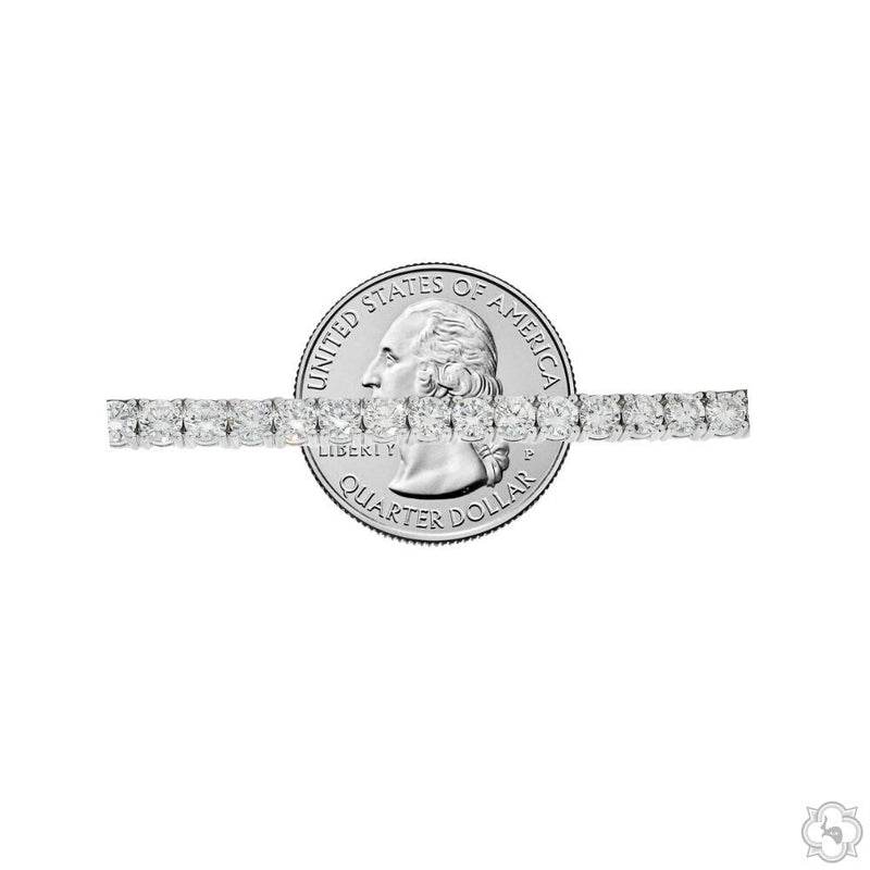 30pt Diamond Tennis Bracelet (Lab) 70570 - Image 5