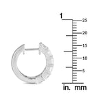 LB Exclusive 18K White Gold 2.45ct Diamond Hoop Earrings AER-19152