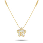LB Exclusive 18K Yellow Gold 1.25ct Diamond Necklace ANK-19702-Y