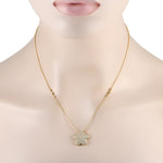 LB Exclusive 18K Yellow Gold 1.25ct Diamond Necklace ANK-19702-Y