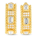LB Exclusive 18K Yellow Gold 2.25ct Diamond Earrings AER-19786-Y