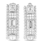LB Exclusive 18K White Gold 2.25ct Diamond Earrings AER-19786