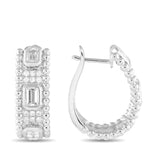 LB Exclusive 18K White Gold 2.25ct Diamond Earrings AER-19786