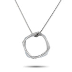 Tiffany & Co. Frank Gehry Platinum 0.60ct Diamond Torque Necklace TI16-052725