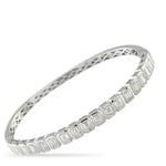 LB Exclusive 18K White Gold 5.90ct Diamond Bracelet ALB-18676-1