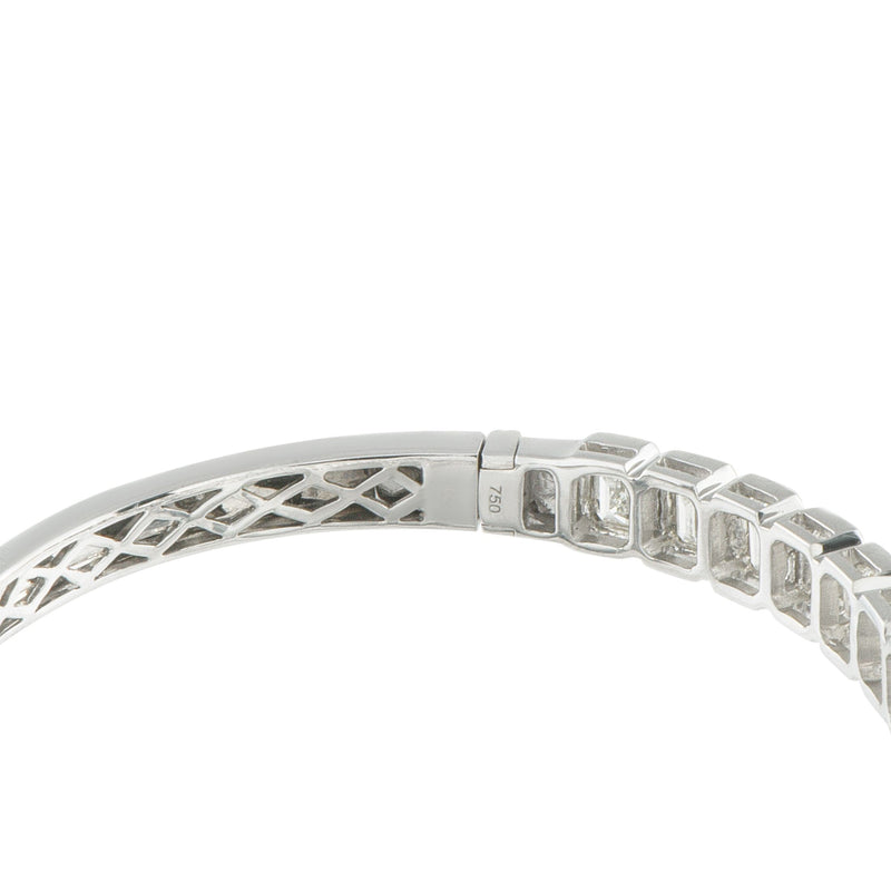 LB Exclusive 18K White Gold 5.90ct Diamond Bracelet ALB-18676-1