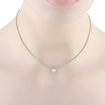 LB Exclusive 18K White Gold 0.52ct Diamond Necklace ANK-19368