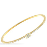 LB Exclusive 18K Yellow Gold 1.30ct Diamond Bracelet ALB-20517-Y
