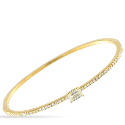 LB Exclusive 18K Yellow Gold 1.30ct Diamond Bracelet ALB-20517-Y