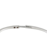 LB Exclusive 18K White Gold 1.30ct Diamond Bangle Bracelet ALB-20517