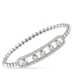 LB Exclusive 14K White Gold 2.10ct Diamond Bracelet ALB17568-17-SP