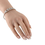 LB Exclusive 14K White Gold 2.10ct Diamond Bracelet ALB17568-17-SP
