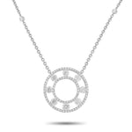 LB Exclusive 18K White Gold 1.70ct Diamond Necklace ANK-18996-1