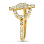 LB Exclusive 18K Yellow Gold 0.55ct Diamond Ring ALR-19020-Y