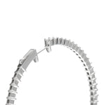 LB Exclusive 18K White Gold 4.40ct Diamond Inside-Out Hoop Earrings AER-13964-70