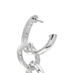 LB Exclusive 18K White Gold 3.85ct Diamond Dangle Earrings AER-19958