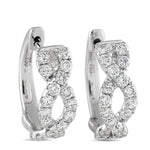 LB Exclusive 18K White Gold 0.67ct Diamond Earrings AER-10961