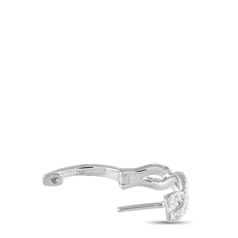 LB Exclusive 18K White Gold 0.67ct Diamond Earrings AER-10961