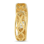 LB Exclusive 18K Yellow Gold 1.55ct Diamond Earrings AER-20567-Y