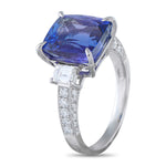 LB Exclusive Platinum 1.64ct Diamond and Tanzanite Ring  #5212