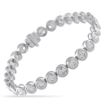 LB Exclusive 18K White Gold 9.0ct Diamond Bracelet ALB19674-1