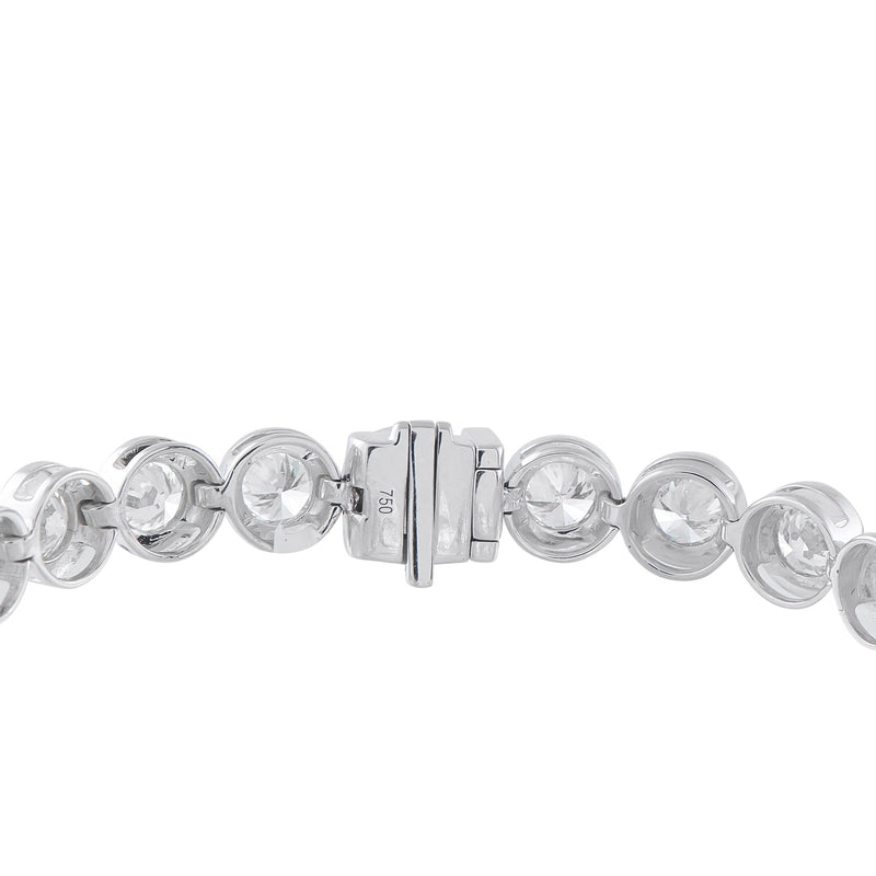 LB Exclusive 18K White Gold 9.0ct Diamond Bracelet ALB19674-1