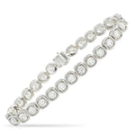 LB Exclusive 18k White Gold 8.0ct Diamond Bracelet ALB-20136-2