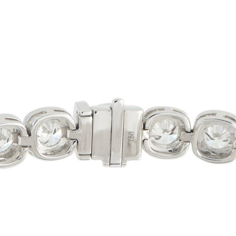 LB Exclusive 18k White Gold 8.0ct Diamond Bracelet ALB-20136-2