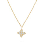 LB Exclusive 18K Yellow Gold 0.95ct Diamond Necklace ANK-20703-Y