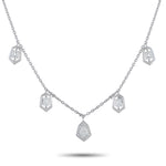 LB Exclusive 18K White Gold 1.37ct Diamond Necklace ANK-19828