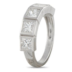 LB Exclusive 18K White Gold 1.80ct Diamond Princess-Cut 5-Stone Ring ALR-19903