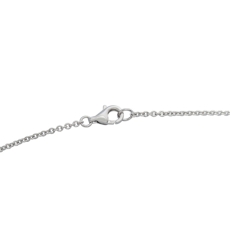 LB Exclusive 18K White Gold 1.62ct Diamond Butterfly Necklace ANK-20491