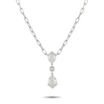 LB Exclusive 18K White Gold 1.32 ct Diamond Necklace  ANK-20016