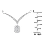 LB Exclusive 18K White Gold 1.33ct Diamond Necklace ANK-20060