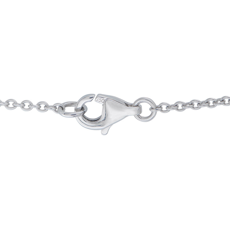 LB Exclusive 18K White Gold 2.76ct Diamond Necklace ANK-20061