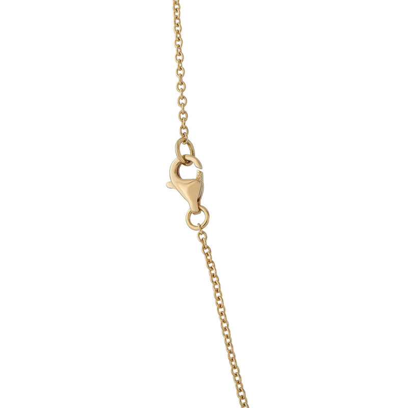 LB Exclusive 18K Yellow Gold 2.76ct Diamond Geometric Necklace ANK-20061-Y