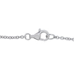 LB Exclusive 18K White Gold 2.35ct Diamond Flower Necklace ANK-20414