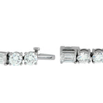 LB Exclusive 18K White Gold 13.10ct Diamond Tennis Bracelet ALB-18152-4